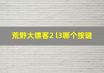 荒野大镖客2 l3哪个按键